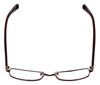 Vera Wang Designer Eyeglasses V336 in Burgundy 52mm :: Progressive