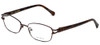 Vera Wang Designer Eyeglasses V343 in Brown 52mm :: Progressive