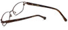 Vera Wang Designer Eyeglasses V343 in Brown 52mm :: Progressive