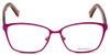 Vera Wang Designer Eyeglasses V344 in Pink 53mm :: Progressive