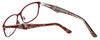 Vera Wang Designer Reading Eye Glasses V328 in Ruby Red Silver 53mm Choose Power