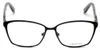 Vera Wang Designer Reading Glasses V344 in Black 53mm Grey White Crystal Silver