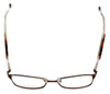Vera Wang Designer Reading Glasses V349 Brown 53mm Crystal Tortoise Havana Gold