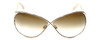 Tom Ford Designer Sunglasses Miranda TF130-28F in Gold & Brown Gradient Lens