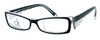 Calvin Klein Designer Reading Glasses 5558 in Black-Clear