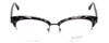 Badgley Mischka Designer Eyeglasses Vivianna in Black 54mm :: Rx Single Vision