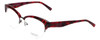 Badgley Mischka Designer Eyeglasses Vivianna in Burgundy 54mm :: Rx Single Vision