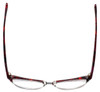 Badgley Mischka Designer Eyeglasses Vivianna in Burgundy 54mm :: Rx Single Vision
