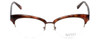 Badgley Mischka Designer Eyeglasses Vivianna in Brown-Horn 54mm :: Progressive