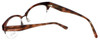 Badgley Mischka Designer Eyeglasses Vivianna in Brown-Horn 54mm :: Progressive