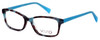 Calabria Viv 854 Designer Reading Glasses Demi-Blue Tortoise Marble Havana 52 mm