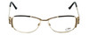 Cazal Designer Eyeglasses 1084-003 in Gold-Black 56mm :: Custom Left & Right Lens
