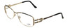 Cazal Designer Eyeglasses 1084-003 in Gold-Black 56mm :: Custom Left & Right Lens