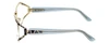 Cazal Designer Eyeglasses 1098-002 in Gold-Blue 55mm :: Custom Left & Right Lens