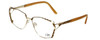 Cazal Designer Eyeglasses 1099-003 in Gold-Leopard Print 56mm :: Custom Left & Right Lens