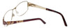 Cazal Designer Eyeglasses 1092-004 in Gold-Red 55mm :: Rx Single Vision