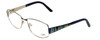 Cazal Designer Eyeglasses 1092-001 in Gold-Blue 55mm :: Progressive