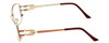 Cazal Designer Reading Glasses 1084-001 in Gold-Red 56mm