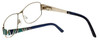 Cazal Designer Reading Glasses 1092-001 in Gold-Blue 55mm