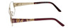 Cazal Designer Reading Glasses 1092-004 in Gold-Red 55mm