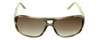 Porsche Designer Sunglasses P8557-B in Olive-Striped with Brown-Gradient Lens