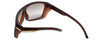 Porsche Authentic Unisex Designer Sunglasses P8597-D Chocolate Brown&Amber Lens
