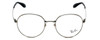 Ray-Ban Designer Eyeglasses RB6343-2553 in Silver 50mm :: Progressive