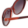 Carolina Herrera Designer Sunglasses SHE648-OGEV in Burgundy Rose Gradient Lens