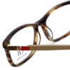 Carolina Herrera Designer Eyeglasses VHE673K-06HN in Light-Havana 53mm :: Rx Single Vision