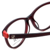 Carolina Herrera Designer Eyeglasses VHE678K-0V01 in Purple 52mm :: Rx Bi-Focal
