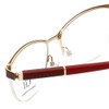 Carolina Herrera Designer Reading Glasses VHE079K-0SB1 in Brown 53mm
