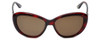 Corinne McCormack Designer Sunglasses Long Beach in Red Tortoise 56mm