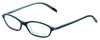 Adrienne Vittadini Designer Eyeglasses AV7019-622 in Black-Blue 49mm :: Rx Single Vision