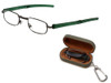 Field&Stream Designer Folding Reading Glasses RFL1 Compact w/ Case New Authentic