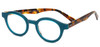 EyeBobs Designer Reading Glasses TV Party 2236 59 in Teal Blue Tortoise Havana