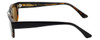Reptile JAPAN Designer Polarized Sunglasses Gilbert Black-Tortoise/Gold Mirror