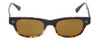 Reptile JAPAN Designer Polarized Sunglasses Gilbert Black-Tortoise/Gold Mirror