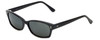 Reptile JAPAN Designer Polarized Sunglasses Lacerta in Black with Grey Lens