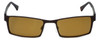 Reptile JAPAN Designer Polarized Sunglasses Sobek Brown/Gold Mirror Lens