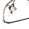 John Varvatos Designer Reading Glasses V102 in Brown 60mm