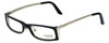 Fred Lunettes Designer Eyeglasses St. Moritz C3-003 in Black 50mm :: Rx Single Vision