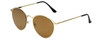 Trendies By Calabria The Karly, Flat Fashion Sunglasses with Mirrored Lens
