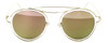 Clear/Gold Frame with Green Tint/Gold Mirror Lens