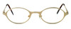 Fashion Optical Designer Reading Glasses Mill 001 Matte Gold 46mm Tortoise