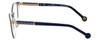 Carolina Herrera Designer Eyeglasses VHE734K-09MF in Blue 50mm :: Custom Left & Right Lens