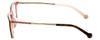 Carolina Herrera Designer Eyeglasses VHE722K-06YD in Brown-Horn 53mm :: Rx Single Vision