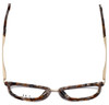 Carolina Herrera Designer Eyeglasses VHE094K-0323 in Brown-Pattern 52mm :: Rx Bi-Focal