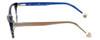 Carolina Herrera Designer Eyeglasses VHE725K-OWTC in Blue-Horn 50mm :: Rx Bi-Focal