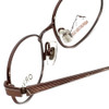 Orvis Designer Eyeglasses Compass in Brown 49mm :: Custom Left & Right Lens