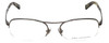 John Varvatos Designer Eyeglasses V101 in Dark-Gunmetal 56mm :: Custom Left & Right Lens